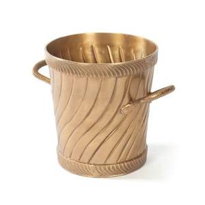 <b>Gold</b> <b>Ice</b> <b>Bucket</b> With Handles Custom Logo Print Metal Beer Wine Chiller Hot Selling Decorative <b>Ice</b> <b>Bucket</b> Wholesale Price - Product Image 4