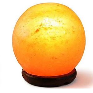 High Quality Carved Himalayan Salt <b>Lamp</b> <b>Ball</b>-Shaped Pink 100% Eco-Friendly Pure Natural Feng Shui Compatible Customizable Size - Product Image 1