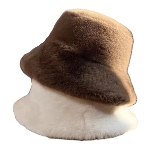 Fluffy Fur Hat Women Winter Plush Hat Warm Windproof Ear Protection Cap Solid Color Fashion Hat Custom Logo Wholesale - Product Image 2