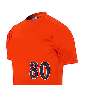 Camiseta de béisbol con logotipo personalizado más vendida, servicio ODM, poliéster transpirable, diseño liso para jóvenes y adultos, precio - Product Image 3