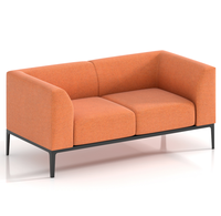 Vente de gros Mobilier de bureau Banc canapé modulaire en tissu au design moderne pour bureau, réception et atelier