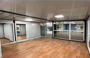 40ft แผงแซนวิชสำเร็จรูปแบบพับได้20FT ทันสมัยบ้านและสำนักงาน - Product Image 3