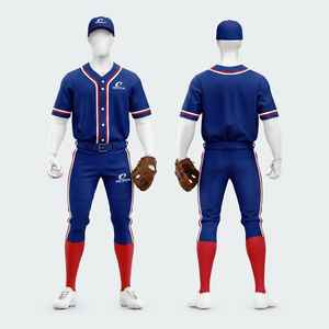 Uniforme de Béisbol Personalizado para Equipo OEM, Camiseta y Pantalones con Impresión por Transferencia de Calor, Transpirable, Manga Corta - Product Image 6