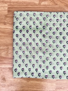 Tissu en coton biologique imprimé par blocs Matériel d'habillement imprimé en coton biologique de fournisseur de confiance Produit à un prix abordable - Product Image 3