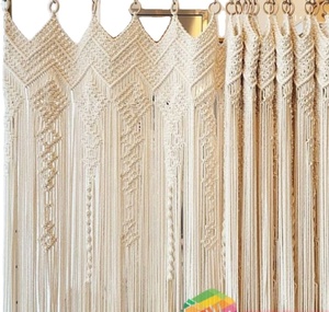 Coustmized <b>Macrame</b> Door <b>Curtain</b> | Large Wedding Backdrop Wall Hanging Tapestry - Product Image 1
