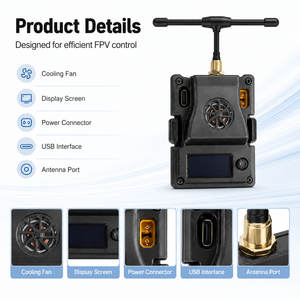 Module émetteur RF ELRS FPV 915 MHz, module TX longue portée pour drone RC, télécommande d'avion à aile fixe - Product Image 3