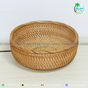 VENTA CALIENTE Exportación de Vietnam Cesta de ratán ecológica Ligera, duradera y versátil - Product Image 6