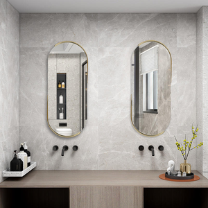 Miroir mural carré de style américain pour salle de bain, couloir, hôtel, villa, décoration, salle à manger - Product Image 4