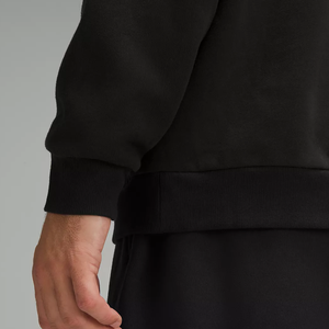 Alta calidad 240gsm Heavyweight Men's Hoodies Sudaderas Algodón Oversized Pullover Streetwear Custom Boxy Bordado Fleece - Product Image 6