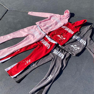 ชุดวอร์มทรงแบ็กกี้2ชิ้นมีซิปมีฮู้ดสำหรับใส่ได้ทั้งชายและหญิงชุดสำหรับฤดูหนาวออกแบบได้ตามที่ต้องการ - Product Image 5