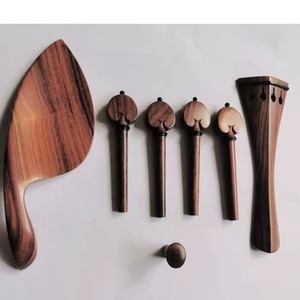 High-Grade Quality Violin Parts Wholesale Rosewood Pegs Maple Back/Side Spruce Face Brazil <b>Wood</b> <b>Bow</b> Accessorize Your Violin - Product Image 1