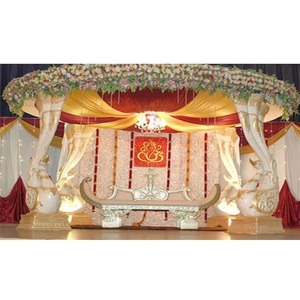 มณฑปงานแต่งงานแบบนกยูงศรีลังกา เฮมบูร์ก มณฑปงานแต่งงานแบบนกยูงที่สวยงาม มณฑปงานแต่งงานแบบนกยูงสีขาวแบบราชวงศ์ ออสเตรเลีย สหราชอาณาจักร - Product Image 1