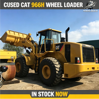 Chargeuse sur pneus Caterpillar 966H, 24 tonnes, chargeuse frontale moyenne-lourde, moteur C11 ACERT, chargeuse sur pneus Cat d'occasion pour travaux de construction, carrière, sable