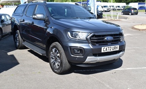 รถกระบะมือสอง Ford Ranger Wildtrak ปี 2024 เครื่องยนต์ 2.0 Bi-Turbo ขับเคลื่อน 4 ล้อ เกียร์ออโต้ แบบดับเบิ้ลแค็บ สีขาว ไฟหน้า LED ยาง R17 พร้อมแร็คหลังคาโลหะ ขาย - Product Image 6