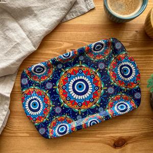 Plateau de service en bois MDF avec revêtement émaillé, design, hôtels et restaurants, articles de cuisine, plateau de table, haute qualité - Product Image 1