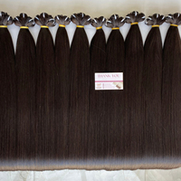 Extensions de cheveux vietnamiennes brutes vierges super doublement dessinées Faisceaux de cheveux brésiliens droits en armure de cheveux chinois couleur 1B