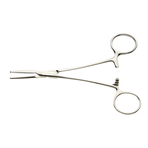 คีมหนีบกันยุงแบบฮาลสเตน12.5ซม. คีมหลอดเลือดสเตนเลสโค้งตรงใช้สำหรับผ่าตัดด้วยมือ - Product Image 4