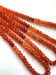 ลูกปัดคาร์เนเลียนเจียระไน หินธรรมชาติ สำหรับทำเครื่องประดับชั้นดี - Product Image 6