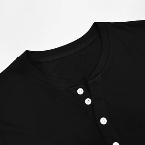 Camisetas unisex de gran tamaño de estilo urbano Camiseta unisex minimalista con diseño de bolsillo Camiseta de tamaño personalizado para cualquier tipo de cuerpo - Product Image 3