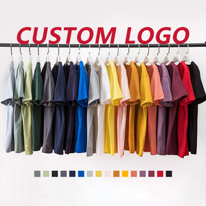 Camiseta con estampado personalizado para hombre y mujer, camisa de cuello redondo con impresión de imagen personalizada, 100% algodón, OEM - Product Image 2