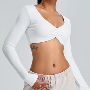 Haute qualité personnalisé vêtements de sport soutien-gorge Gym Fitness vêtements de sport séchage rapide sans couture respirant nu sport soutien-gorge femmes haut débardeur - Product Image 2