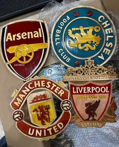 Plaques murales en bois artisanales, décoration murale suspendue, présentoir de logo en bois, personnalisable, fabriqué en usine au Vietnam, artisanat du bois - Product Image 2