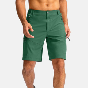Pantalones cortos de golf transpirables para hombre, tela elástica OEM, Impresión de logotipo personalizado, ideal para promociones de fitness y pedidos de ropa deportiva - Product Image 3