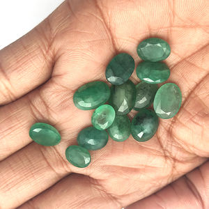 หินซาโกต้ามรกตธรรมชาติขนาด8x6มม. ถึง12x8มม. 33.25ซม. ขายดีมากหินอัญมณีหลวมคุณภาพสูงเรา $47สำหรับทุกคน13ชิ้น - Product Image 6