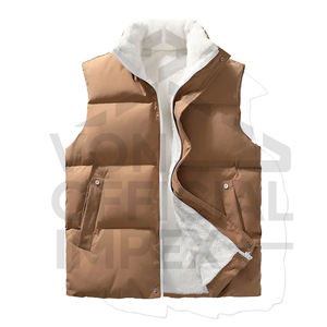 Hot Selling <b>Men's</b> <b>Slim</b> Puffer <b>Vest</b> Customized Sleeveless Casual Wear Breathable High New Oem Design Cotton Winter Puffer <b>Vest</b> - Product Image 2