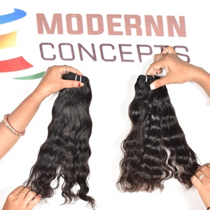 100% Extensions de cheveux humains vietnamiens naturels ondulés alignés sur des cuticules vierges brutes sans traitement chimique - Product Image 5