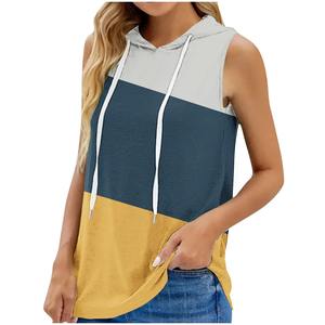 เสื้อฮู้ดแขนกุดของผู้หญิงคุณภาพพรีเมี่ยมพิมพ์ลายแบบกำหนดเองเหมาะสำหรับฤดูหนาวลำลอง - Product Image 2