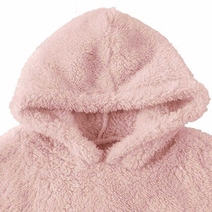 Sweat à capuche en fausse fourrure pour hommes et femmes printemps hiver 400GSM épais coton lourd doublé Streetwear pull à capuche Foe unisexe - Product Image 2
