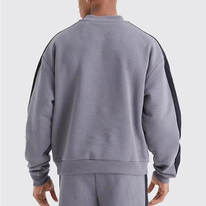 Ensemble de survêtement décontracté de qualité supérieure, pantalon ample et droit, tenue assortie style streetwear, vêtements OEM - Product Image 4
