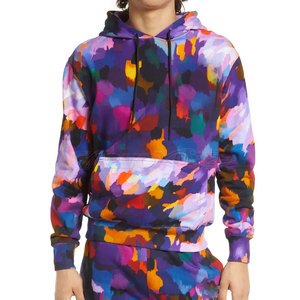 เสื้อฮู้ดแบบสวมหัวของผู้ชาย2023ผ้าฟลีซผ้าฝ้าย100% น้ำหนักเบาออกแบบได้ตามที่ต้องการสำหรับฤดูหนาว - Product Image 1