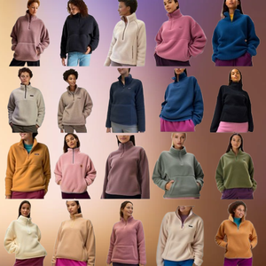 Vestes en polaire zippées à imprimé intégral pour hommes, manteau ample surdimensionné, style streetwear, veste pour hommes avec poches par sew chic - Product Image 6