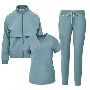 2025 nouveau Style hôpital dentaire médecin veste infirmière Logo personnalisé soins infirmiers gommages uniforme SPA femmes hommes gommages médicaux ensembles uniformes - Product Image 4