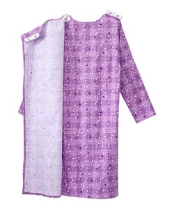 Uniformes de Hospital al por Mayor 100% Poliéster, Batas de Paciente Estampadas para Mujer, Bata Larga - Calidad de Exportación. - Product Image 4