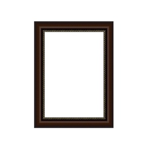 Handmade wooden <b>frame</b> with brown finished for preserving keepsakes souvenirs and mementos - Product Image 3
