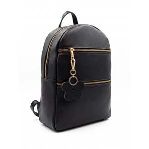 Soft <b>Backpack</b> in Genuine Dollaro Leather - Made in Italy - Art. 26114 - Product Image 3