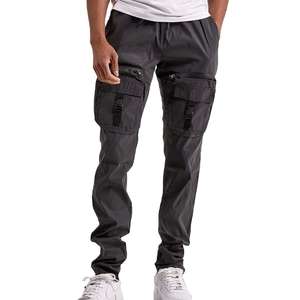 Wholesale Rate Slim Fit Drawstring <b>Cargo</b> Jogging <b>Pants</b> Men Trousers Blank <b>Joggers</b> Track <b>Cargo</b> <b>Pants</b> with Custom logo and Size - Product Image 1
