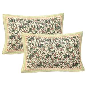 Juego de Sábanas Ecológicas de 3 Piezas, 100% Algodón Verde, 240 Hilos, con 2 Fundas de Almohada, Motivos Étnicos, para Uso Doméstico (ADB1481) - Product Image 3