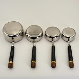 Handmade Solid Stainless Steel <b>Measuring</b> <b>Cups</b> with Resin Handle Different Sizes Round Shape <b>Measuring</b> Spoons and <b>Cup</b> in Bulk - Product Image 5