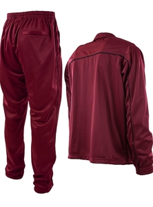 Conjunto corto de chándal cortavientos personalizado para hombre, chaqueta con capucha de dos piezas para correr, cremallera, conjunto corto de poliéster adecuado para invierno sólido - Product Image 5