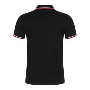 Camiseta Polo blanca de manga corta para hombre con logotipo personalizado para trabajo nueva moda de verano estilo informal técnica bordada sólida - Product Image 4