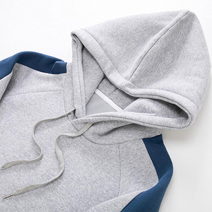 Sweat-shirt à capuche zippé en denim épais de haute qualité avec logo personnalisé sur le devant, options de tailles, streetwear d'hiver - Product Image 5