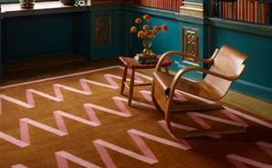 Auténtica Alfombra de lana de diseñador de estilo moderno hecha a mano 100%, juego de suelo de hogar de área Retro gruesa Oriental Oushak - Product Image 4