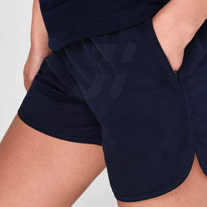 Shorts de Mujer de Color Sólido, Transpirables, de Secado Rápido, Ecológicos, de Algodón/Poliéster de Alta Calidad, Corte Regular, Diseño Personalizado, Ropa Urbana - Product Image 5