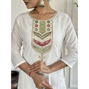 Ropa india de calidad de exportación paquistaní Salwar Kameez Conjunto de Kurta de algodón de viscosa pesada de diseñador de alta calidad con Dupatta impreso - Product Image 1
