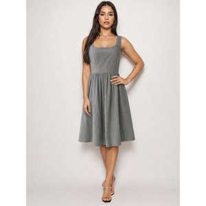 Vestido Mini Boho Chic de Algodón Tejido a Mano con Tirantes Finos y Dobladillo con Volantes, Talla XS - Product Image 3