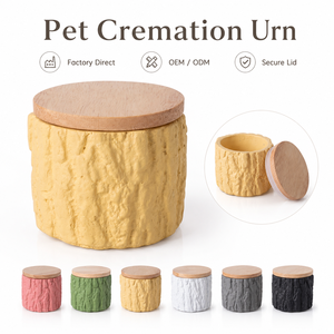 Kotak Kenangan Abu Jenazah Hewan Peliharaan Buatan Tangan dari Kayu untuk Anjing Kucing - Product Image 1